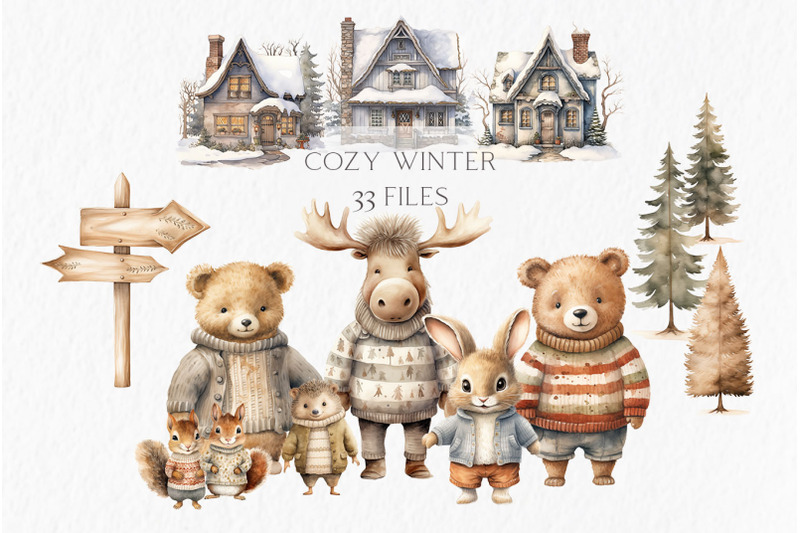 winter-woodland-animals-clipart-png