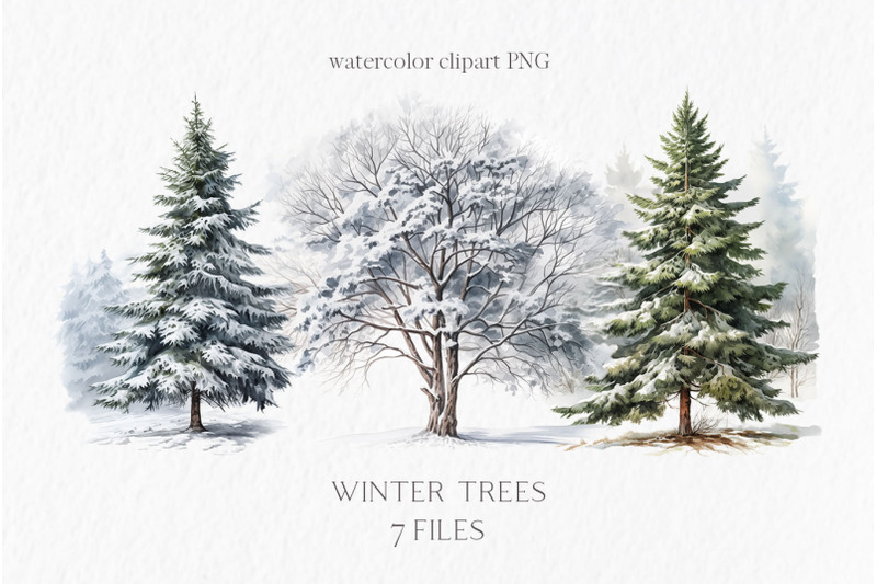 winter-watercolor-trees-clipart-png