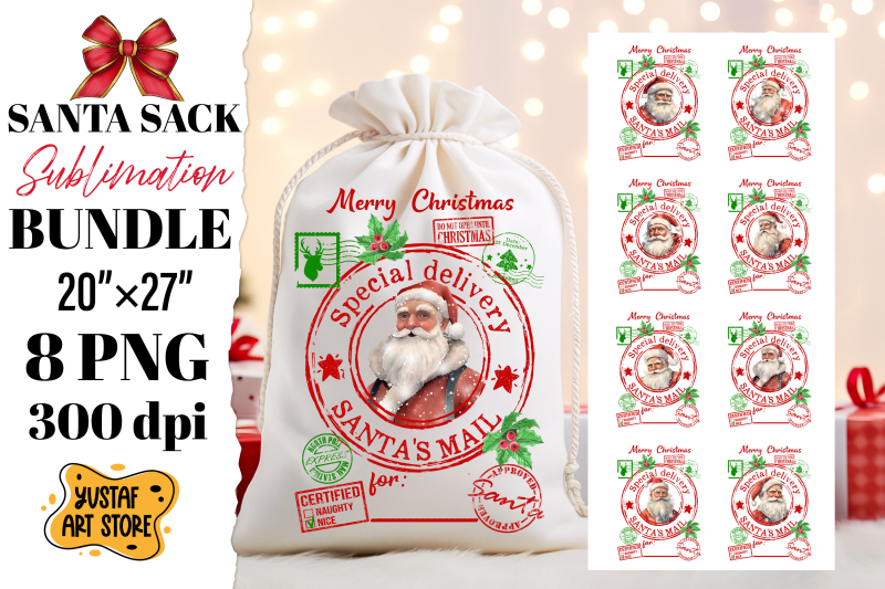 santa-sack-sublimation-christmas-gift-bag-design