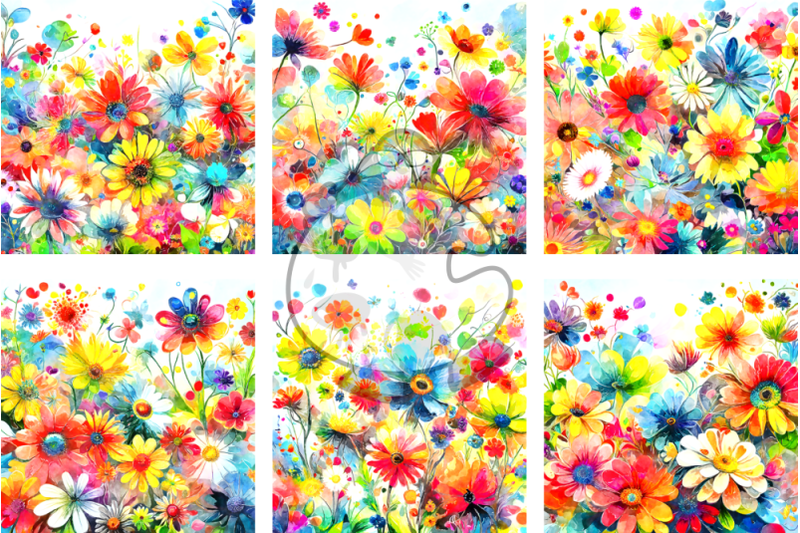 watercolor-floral-meadow-digital-papers
