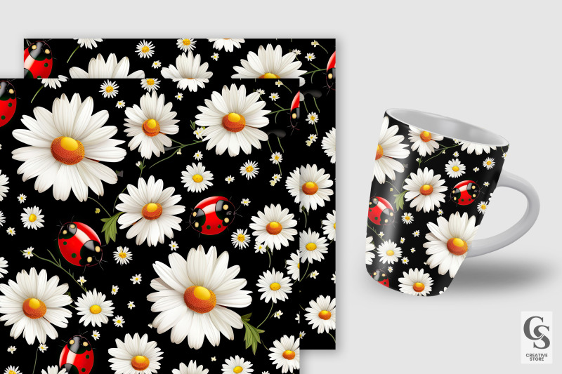 ladybugs-amp-daisy-flowers-seamless-patterns