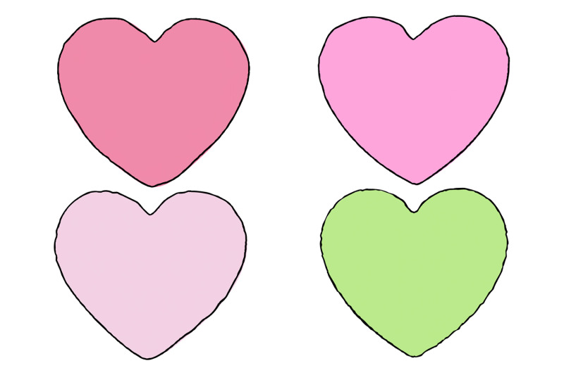 cute-hearts-with-sketchy-outlines
