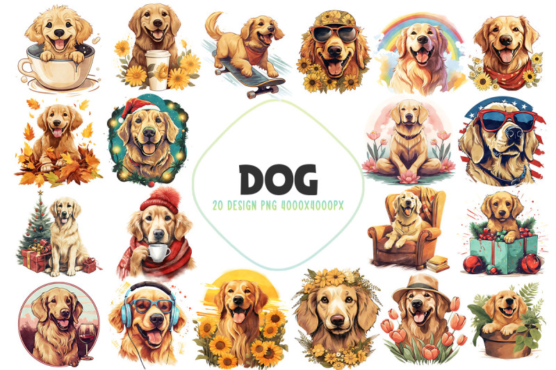 cheerful-dogs-artwork-pack