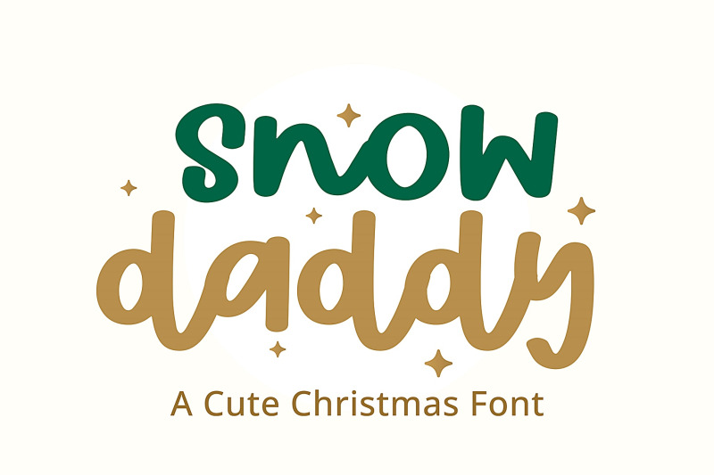 snow-daddy-a-cute-handwritten-font