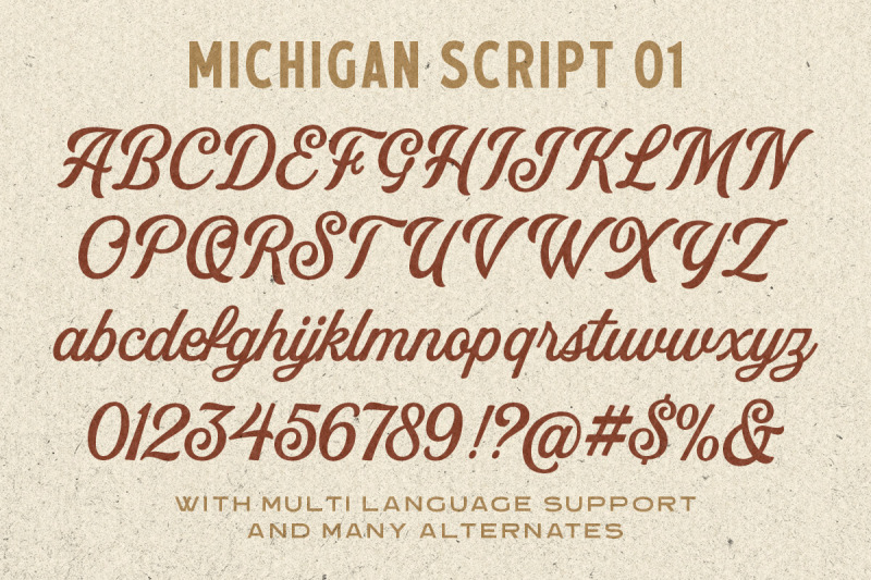 michigan-font-collection