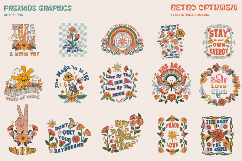 retro-premade-graphic-collection-and-clipart