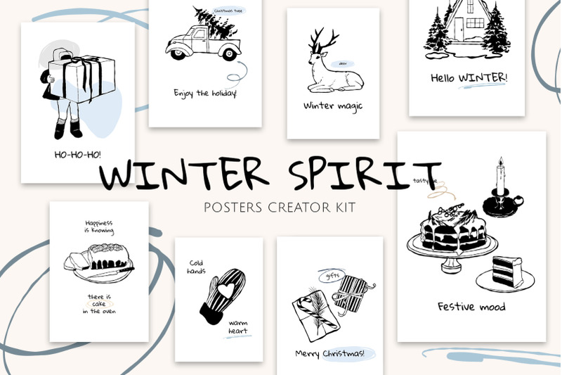 winter-spirit-posters-creator-kit
