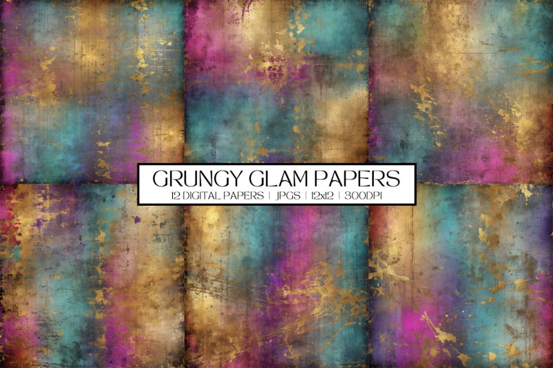 grungy-glam-papers