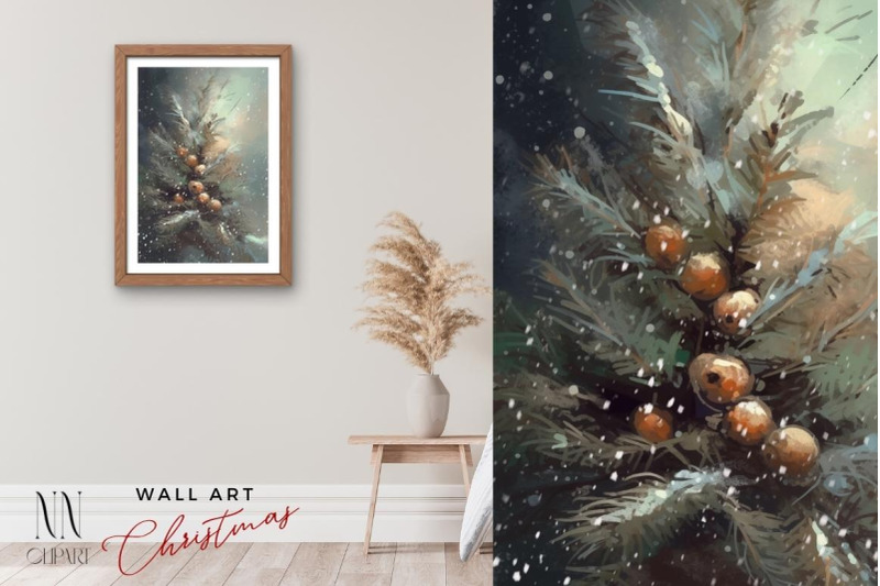 christmas-print-set-winter-gallery-wall-rustic-wall-decor