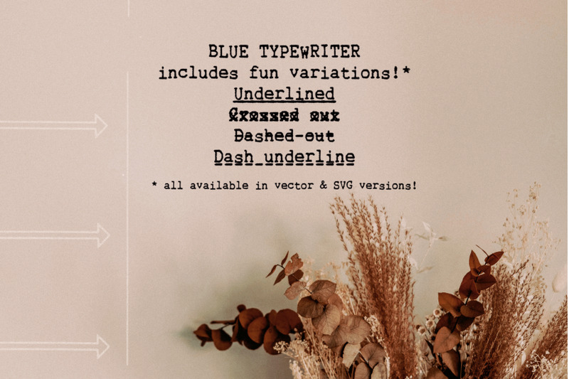 blue-typewriter-svg-font