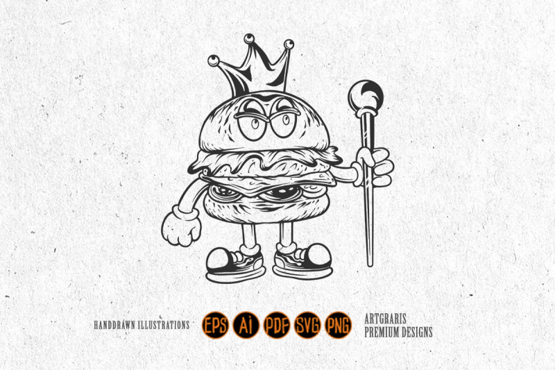 crown-culinary-funky-burger-fiesta-silhouette