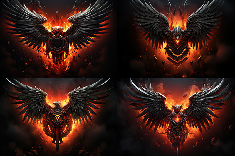 a-black-and-red-fire-with-wings