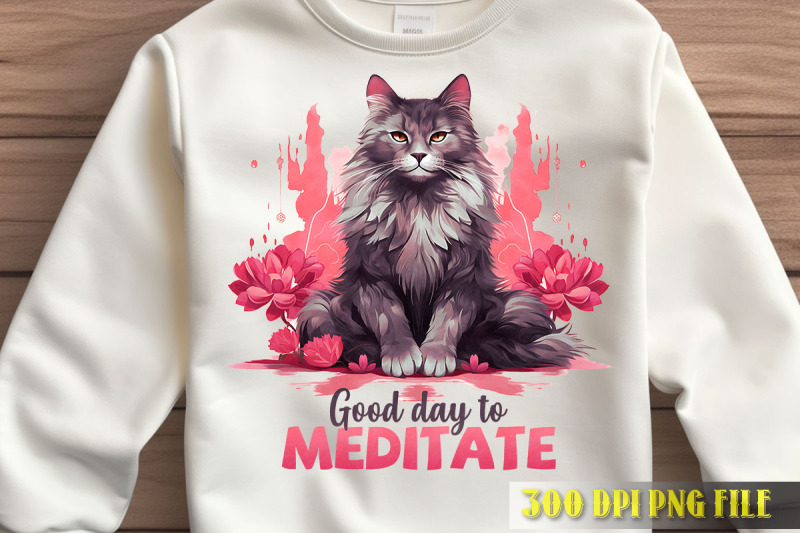 good-day-to-meditate-cat