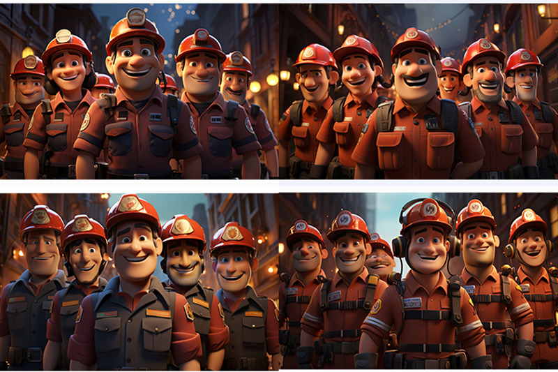 the-characters-of-the-animated-animated-movie-firemen