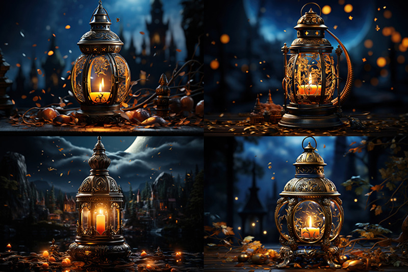 a-lantern-with-a-candle-on-it