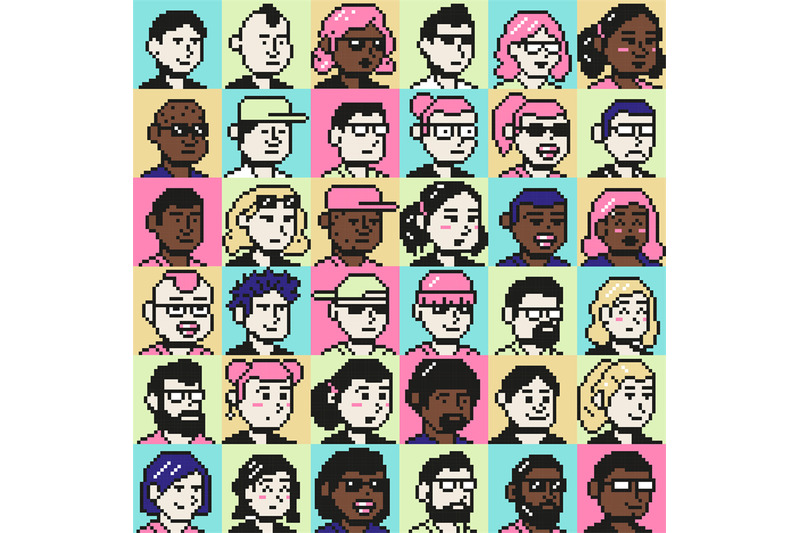 pixel-art-portrait-userpic-icons-8-bit-people-faces-young-pixelated