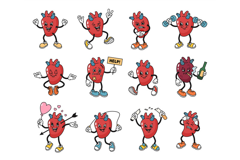 cartoon-human-heart-mascot-damaged-and-discomfort-heart-character-he