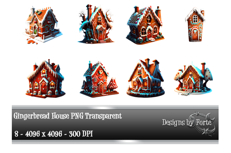 gingerbread-houses-set-one-png-transparent