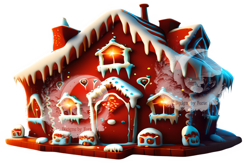 gingerbread-houses-set-one-png-transparent