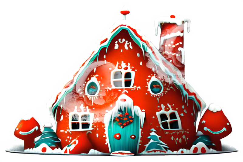 gingerbread-house-set-2-png-transparent