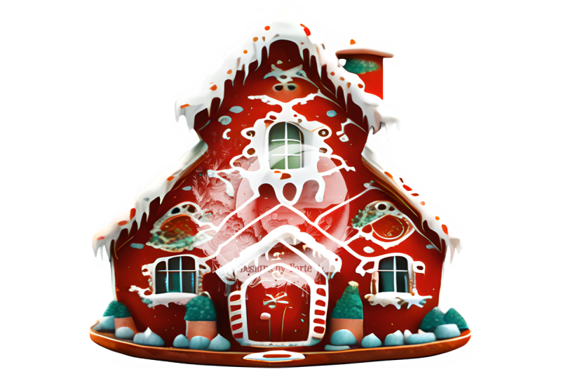 gingerbread-house-set-2-png-transparent