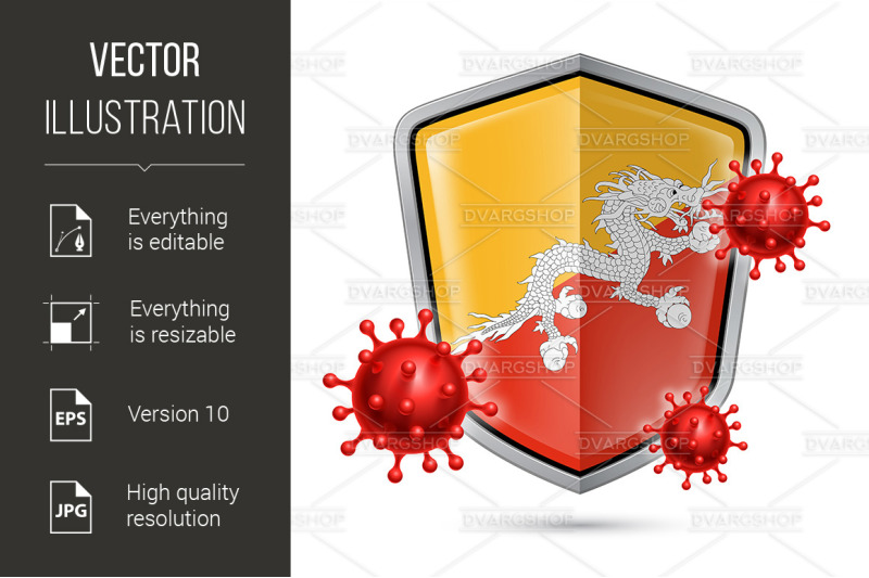 shield-icon-of-bhutan