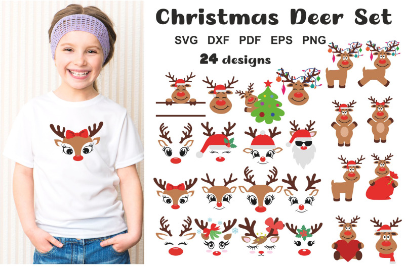 christmas-reindeer-faces-cute-cartoon-deer-svg