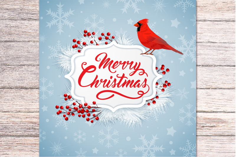 christmas-card-with-cardinal-bird