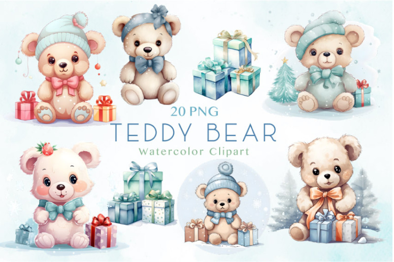 christmas-teddy-bear-clipart