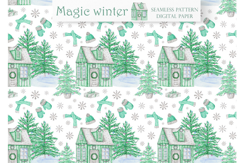 christmas-houses-watercolor-seamless-pattern-digital-paper-new-year