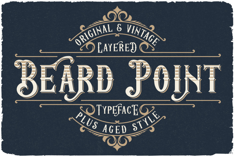 beard-point-layered-label-font