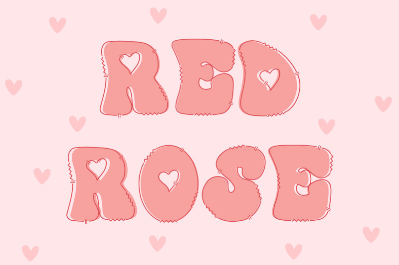 red-rose-retro-valentine-font