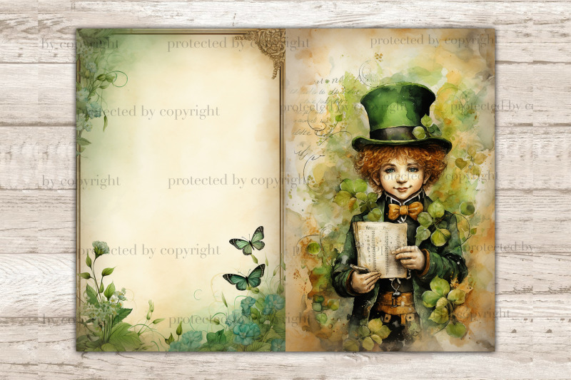 cute-leprechaun-junk-journal-pages-patrick-039-s-day-ephemera