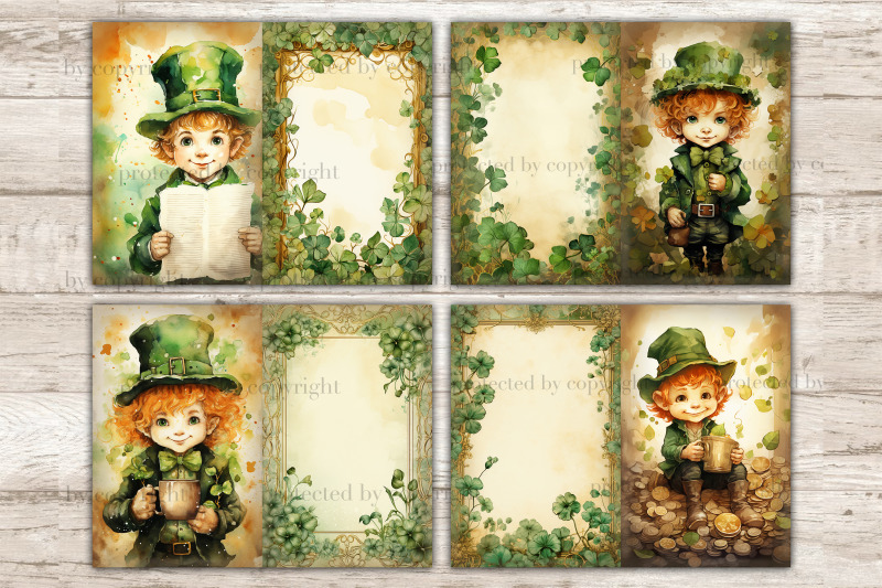 cute-leprechaun-junk-journal-pages-patrick-039-s-day-ephemera