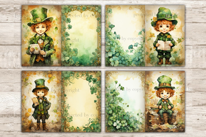 cute-leprechaun-junk-journal-pages-patrick-039-s-day-ephemera