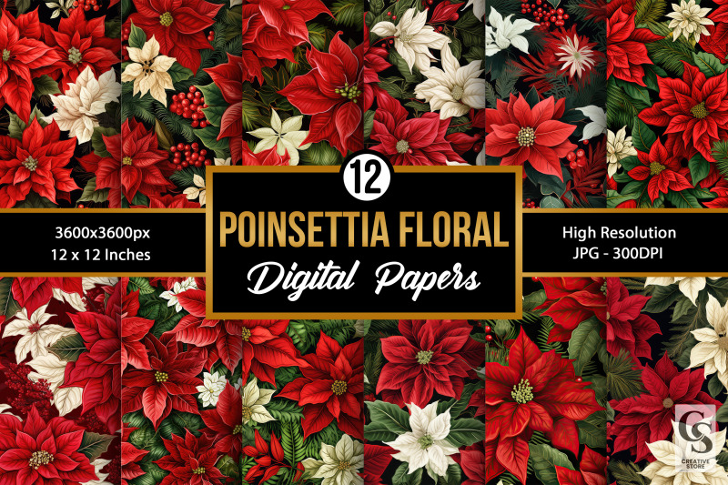 poinsettia-flowers-pattern-digital-papers