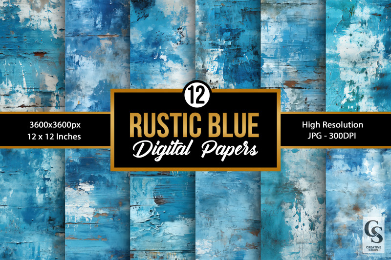 rustic-blue-grunge-texture-digital-papers