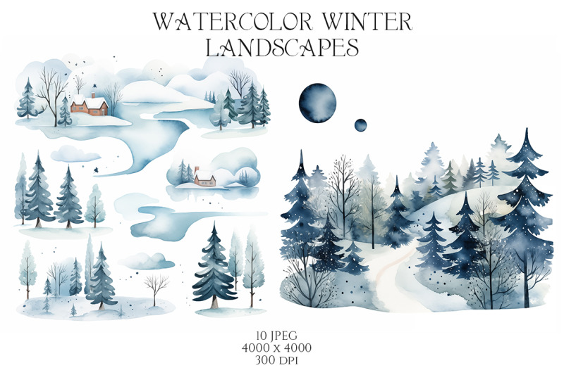 watercolor-winter-landscapes-vol-1