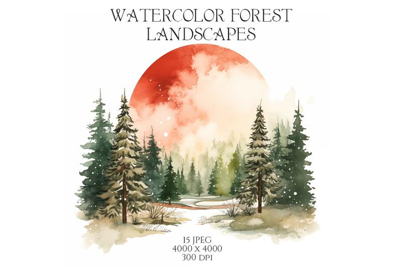 watercolor-winter-landscapes-vol-5