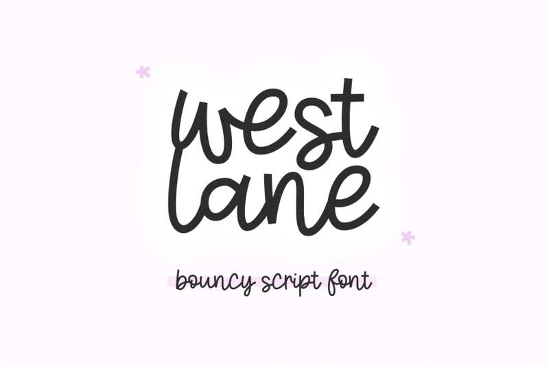 west-lane-bouncy-script-font