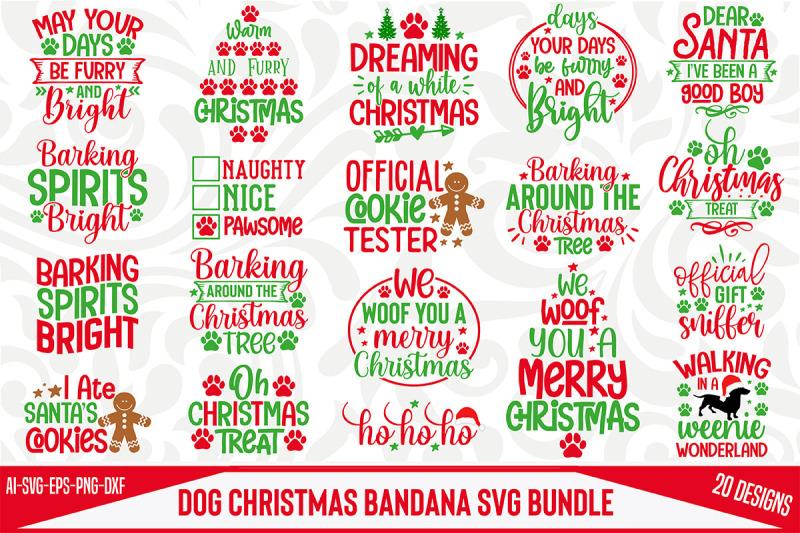 dog-christmas-bandana-svg-bundle