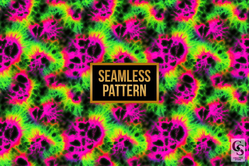neon-tie-dye-seamless-patterns