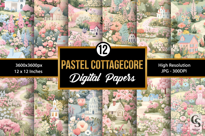 pastel-cottagecore-digital-paper-patterns