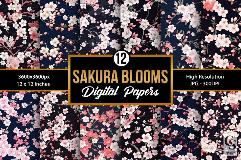 sakura-blooming-flowers-digital-papers