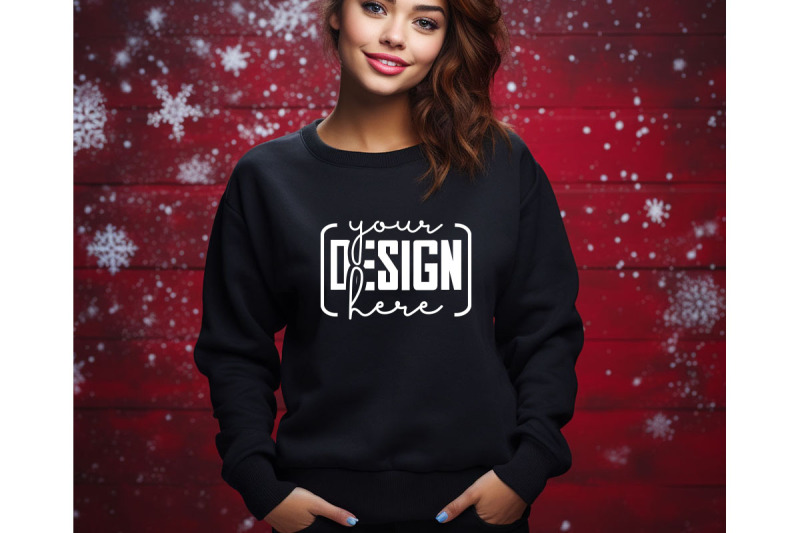 christmas-women-black-sweatshirt-mockups-girls-mockups-digital-down