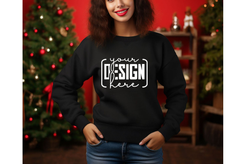 christmas-women-black-sweatshirt-mockups-girls-mockups-digital-down