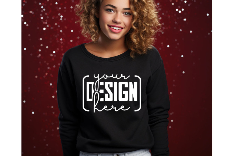 christmas-women-black-sweatshirt-mockups-girls-mockups-digital-down