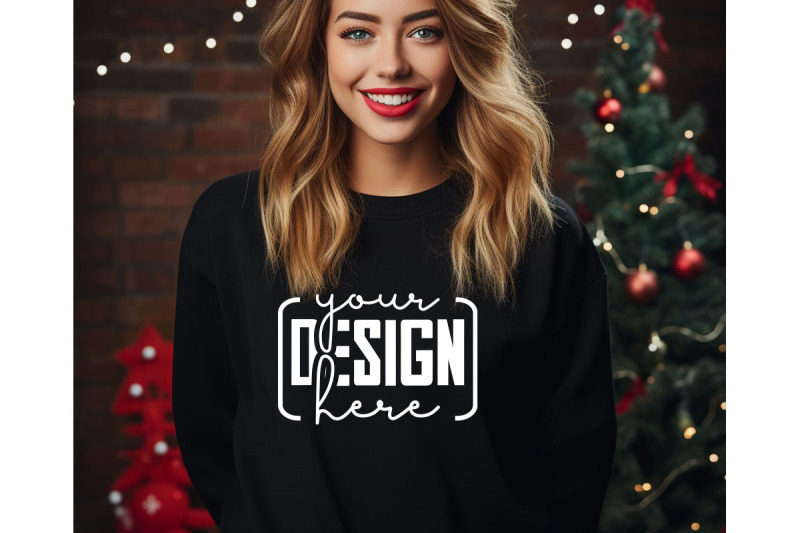 christmas-women-black-sweatshirt-mockups-girls-mockups-digital-down