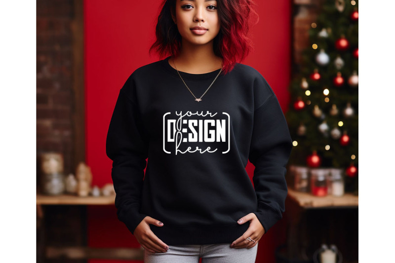 christmas-women-black-sweatshirt-mockups-girls-mockups-digital-down