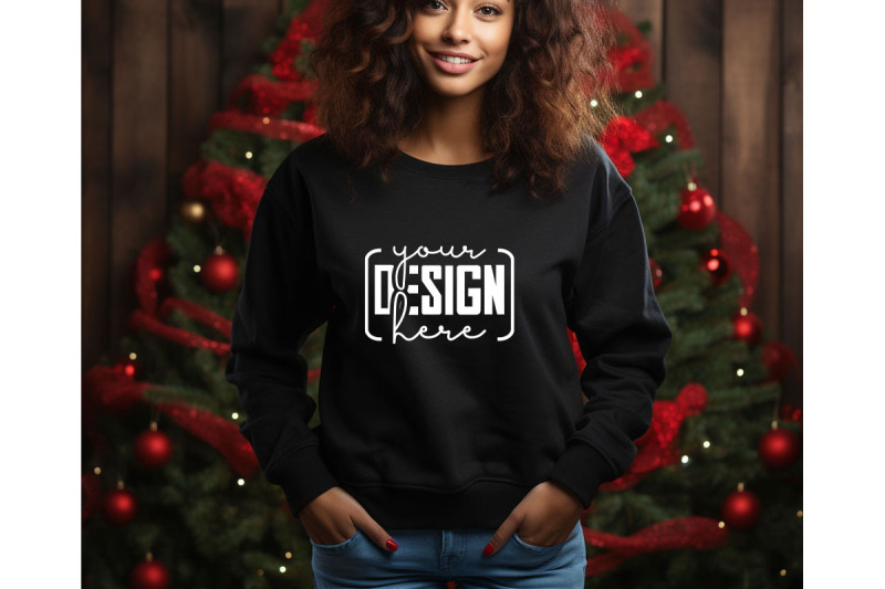 christmas-women-black-sweatshirt-mockups-girls-mockups-digital-down